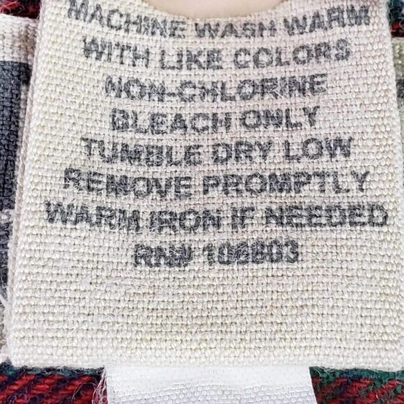 Duluth Trading Co Shirt Plaid Button Down Flannel Long Sleeve Red Men’s XXL - Picture 10 of 11